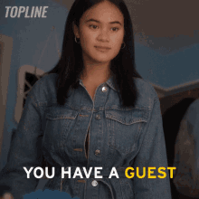 You Have A Guest Gabby GIF - You Have A Guest Gabby Topline GIFs