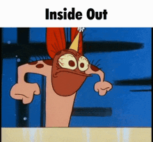 Inside Out Ren And Stimpy GIF - Inside Out Ren And Stimpy The Ren And Stimpy Show GIFs