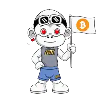 a cartoon character with a shirt that says zhot on it