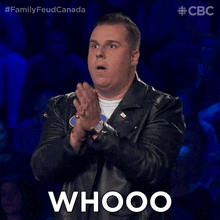 Whooo Family Feud Canada GIF - Whooo Family Feud Canada Feeling Relieved GIFs