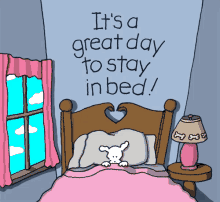 Stay In Bed Good Morning GIF - Stay In Bed Good Morning Its A Great Day To Stay In Bed GIFs