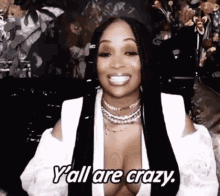 Yall Are Crazy Real House Wives GIF - Yall Are Crazy Real House Wives Drinking GIFs