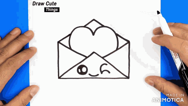 Draw Cute Things How To Draw GIF - Draw Cute Things How To Draw