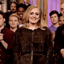 Adele Being A Cutie GIF - Adele Snl Saturday Night Live GIFs