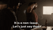 It Is A Non Issue Let'S Just Say That GIF - It Is A Non Issue Let'S Just Say That Seal Team GIFs