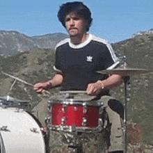 Beating The Drums Daniel Stauffer GIF - Beating The Drums Daniel Stauffer Carpool Tunnel GIFs