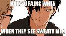 Haikyu Fans GIF - Haikyu Fans Sweaty GIFs