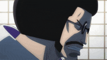a cartoon character with glasses and a beard looks angry