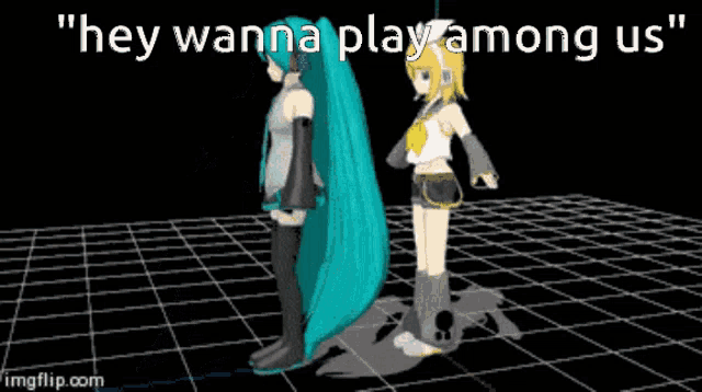 it's crispy on X: here's the miku among us twerk gif too because half of  the time i spent on that video was making this  / X