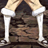 a person wearing a pair of white socks and sandals