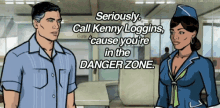 Archer Kenny Loggins GIF - Archer Kenny Loggins Danger Zone GIFs