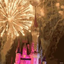 fireworks castle disney magical