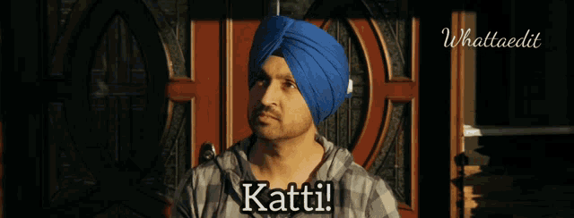 a man wearing a turban says 