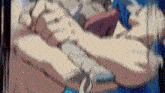 a close up of a person 's arm with a blurry image