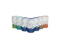 a display of chewy and tasty products for pets