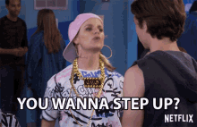 You Wanna Step Up Square Up GIF - You Wanna Step Up Square Up Fight Me GIFs