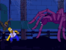 Spiders Curse GIF - Spiders Curse Simpsons GIFs