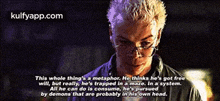 a picture of a man with glasses and a quote from kultyapp.com