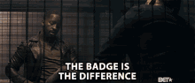 The Badge Is The Difference Badge GIF - The Badge Is The Difference Badge Cop GIFs