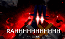 a screenshot of a video game that says ' rahhhhh ' on it