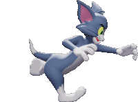a tom and jerry cartoon character is running