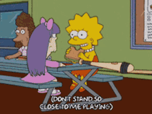 Dont Stand So Close Playing GIF - Dont Stand So Close Playing Simpsons GIFs