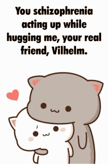 Vilhelm Cat Hug GIF - Vilhelm Cat Hug Animated Cat GIFs