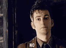 No Doctor Who GIF - No Doctor Who David Tennant GIFs