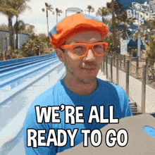 We'Re All Ready To Go Blippi GIF - We'Re All Ready To Go Blippi Blippi Wonders Educational Cartoons For Kids GIFs