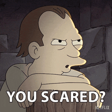 You Scared Giggles GIF - You Scared Giggles Disenchantment GIFs