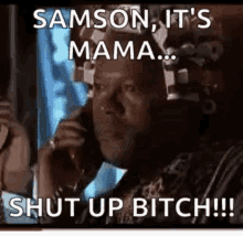 Angry Half Baked Samson GIF - Angry Half Baked Samson Shut Up GIFs