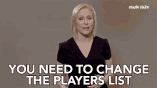 You Need To Change The Players List Election GIF