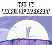 Hop On World Of Warcraft Pearl Steven Universe GIF - Hop On World Of Warcraft Pearl Steven Universe GIFs