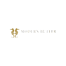 modern butler butler luxury seahorse logo