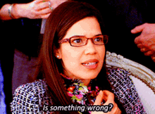 Ugly Betty Betty Suarez GIF - Ugly Betty Betty Suarez Is Something Wrong GIFs