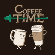 Adventure Time Coffe Time GIF - Adventure Time Coffe Time Fist Bump GIFs