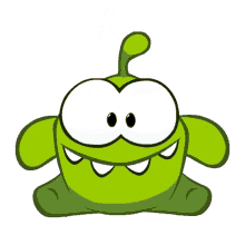 party hat om nom cut the rope smile happy