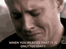 Tuesday Sad GIF - Tuesday Sad When You Realize Its Only Tuesday GIFs