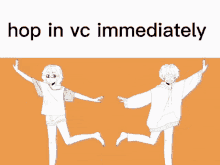 ghost and pals arc say hop on vc immediately hop on vc