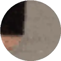 a close up of a circle with a gray background