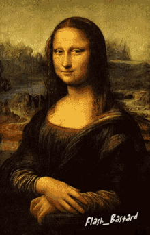 Mona Lisa La Gioconda GIF - Mona Lisa La Gioconda Wet GIFs