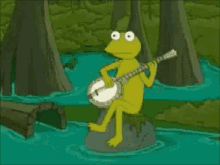 Back To Town Frog GIF - Back To Town Frog The Way You Came GIFs