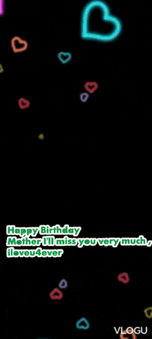 a picture of a woman with the words happy birthday mother i 'll miss you very much iloveu4ever