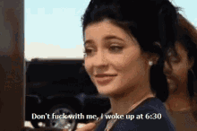 Kylie Jenner Just Woke Up GIF - Kylie Jenner Just Woke Up Dont Fuck With Me GIFs