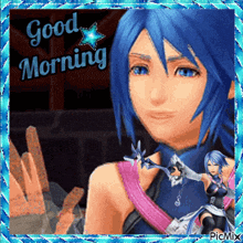 a picture of aqua from the video game kingdom hearts