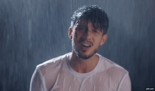Wet Face GIF - Wet Face Rain - Discover & Share GIFs