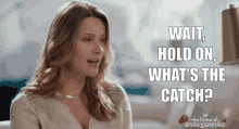 Jill Wagner The Angel Tree GIF - Jill Wagner The Angel Tree Whats The Catch GIFs