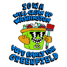 iowa will clean up washington washington dc vote early for theresa greenfield theresa greenfield iowa