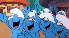 The Smurfs Yay GIF - The Smurfs Yay Smurf Celebration GIFs