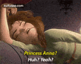 Princess Anna?Huh? Yeah?.Gif GIF - Princess Anna?Huh? Yeah? Cushion Person GIFs